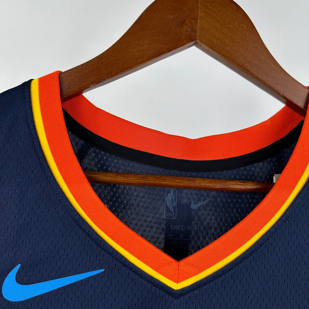 Regata Oklahoma City Thunder Swingman City Edition 24/25 Azul Nike