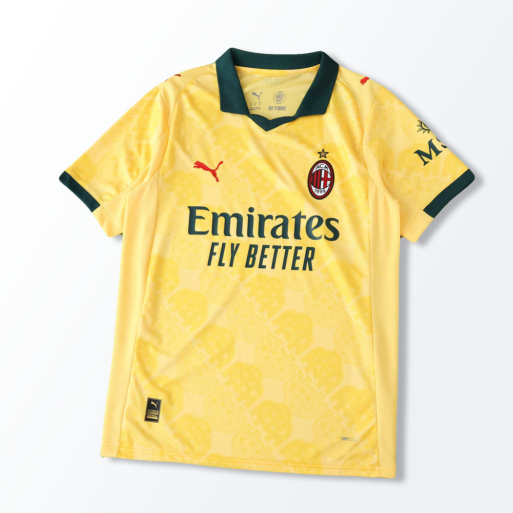 Camisa AC Milan Third 2025/26 Amarela Masculina Puma