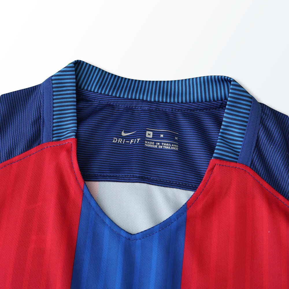 Camisa Barcelona I 2016/2017 Retrô Vermelha/Azul Masculina Nike