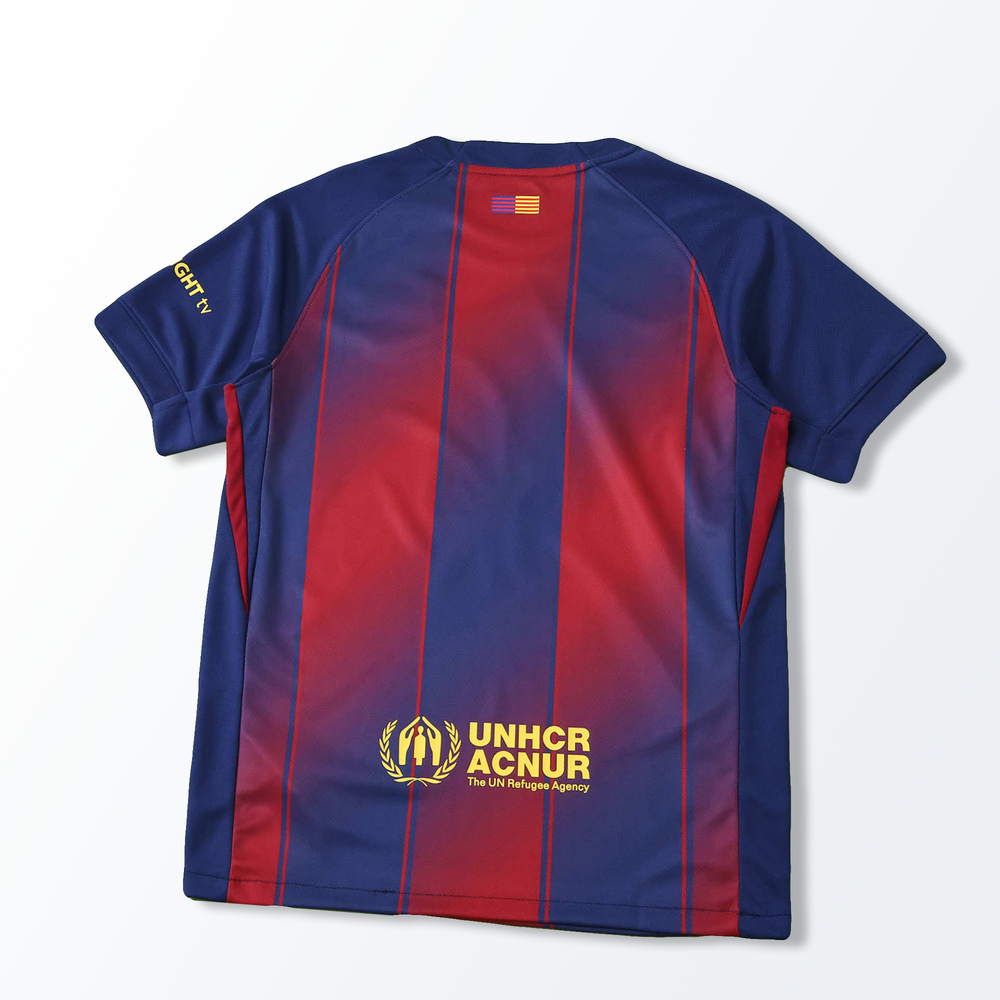 Camisa Barcelona x Olivia Rodrigo Vermelha e Azul Nike