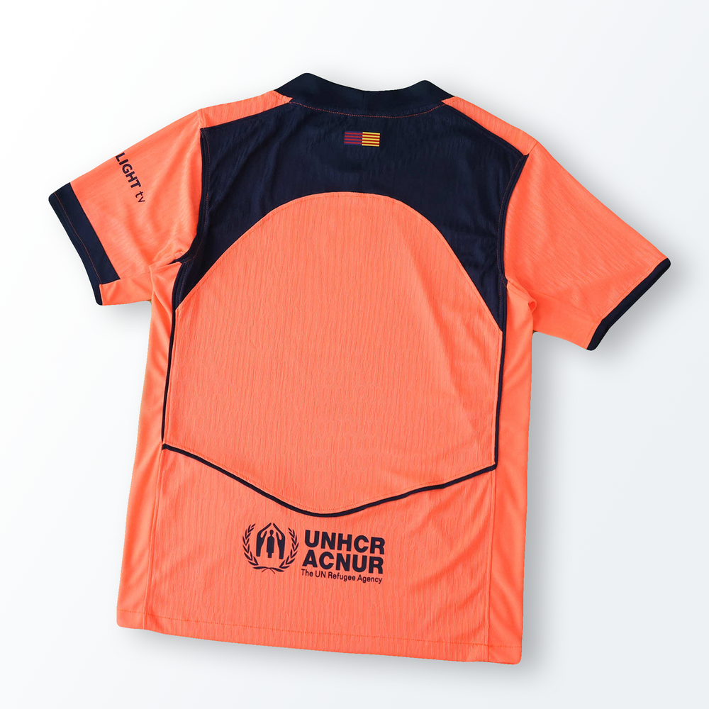 Camisa Barcelona III 25/26 Laranja Masculina Total 90 - Jogador Nike