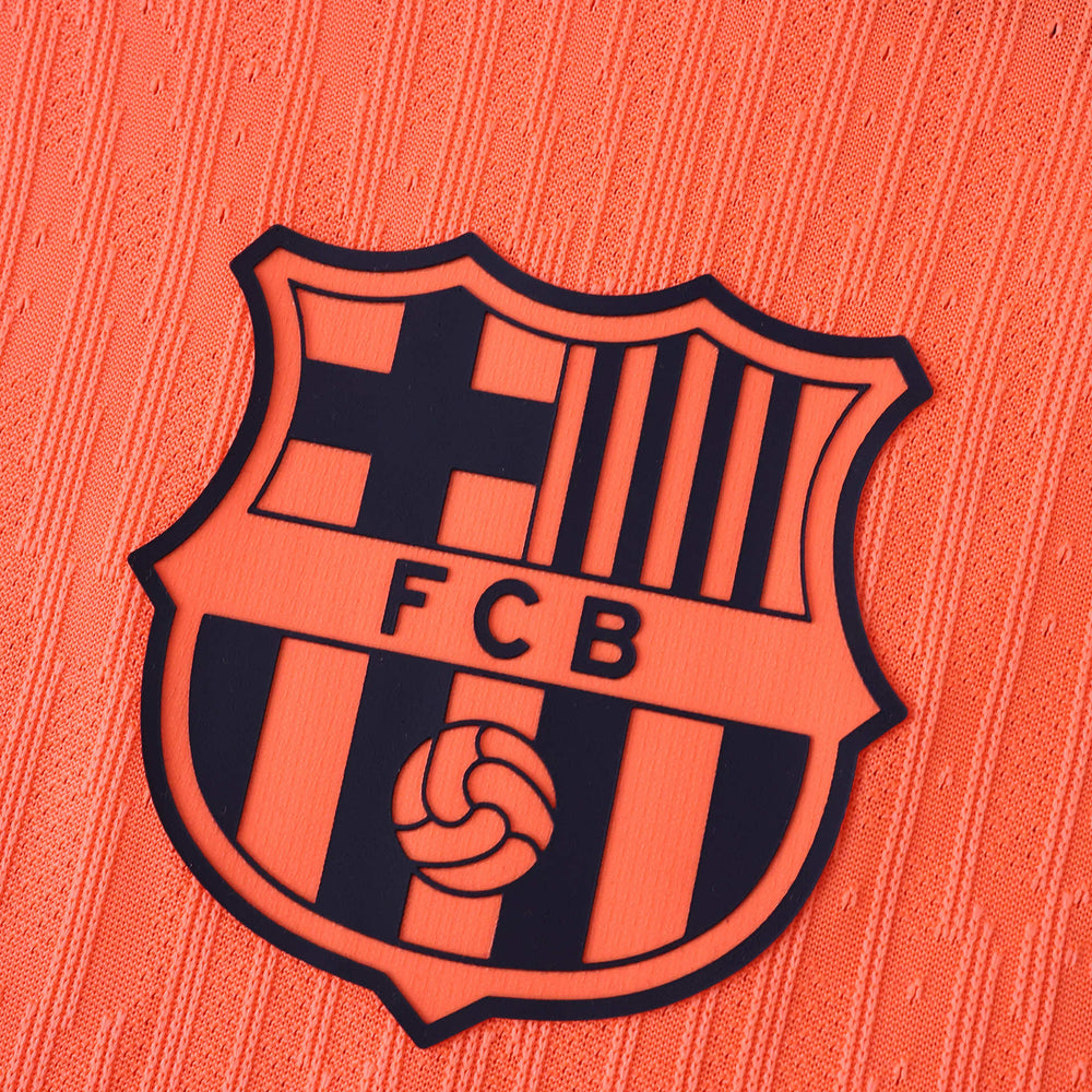 Camisa Barcelona III 25/26 Laranja Masculina Total 90 - Jogador Nike