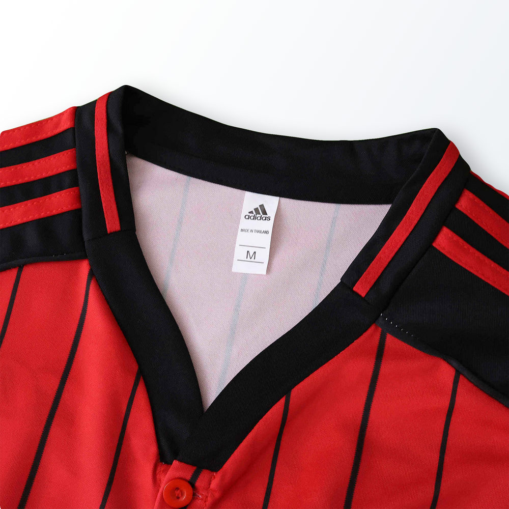 Camisa Flamengo 2025/26 US Pack Baseball Vermelha/Preta Adidas