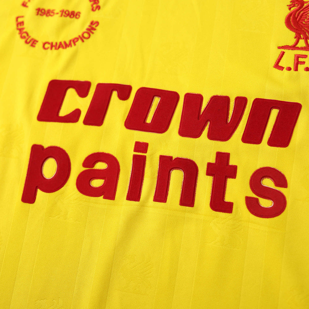 Camisa Liverpool Retrô III Campeões da Inglaterra 1985/86 Amarela Masculina Adidas