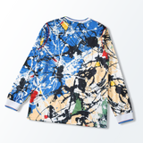 Camisa Manchester United Edição Especial Stone Roses Manga Longa 25/26 Azul