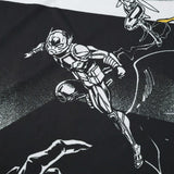 Camisa Real Madrid X Marvel Pré-Jogo 2026 Preta e Branca Edição Especial