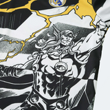 Camisa Real Madrid X Marvel Pré-Jogo 2026 Preta e Branca Edição Especial