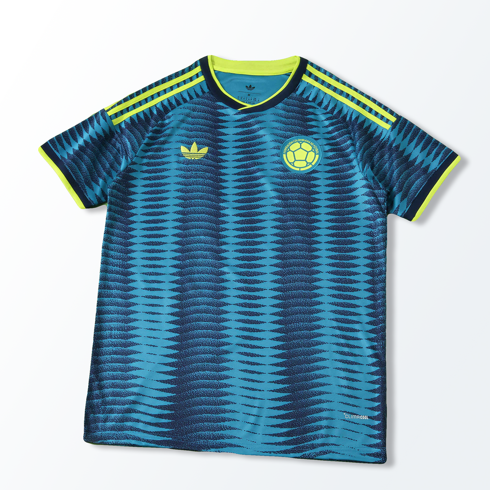 Camisa Seleção Colômbia II Copa do Mundo 2026 Azul Masculina Adidas