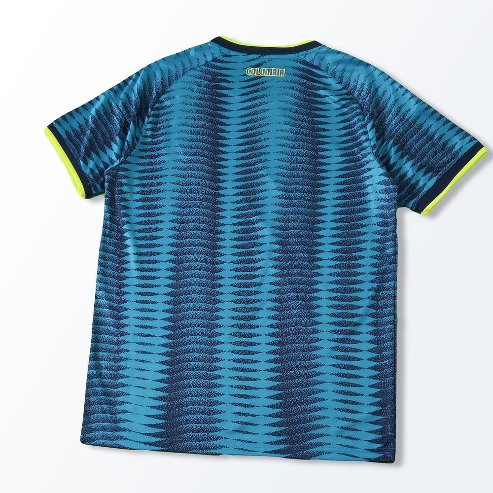 Camisa Seleção Colômbia II Copa do Mundo 2026 Azul Masculina Adidas