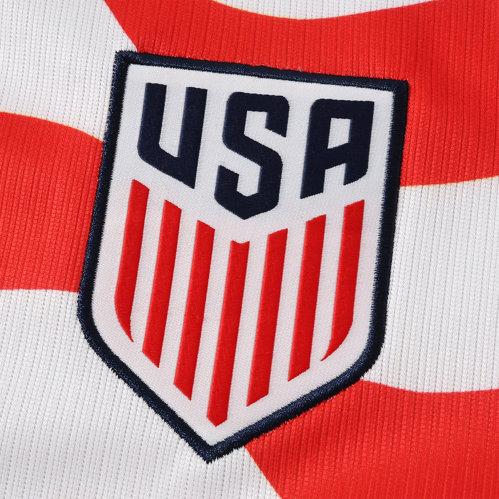 Camisa Seleção Estados Unidos I Copa do Mundo 2026 Branca/Vermelha Masculina Nike