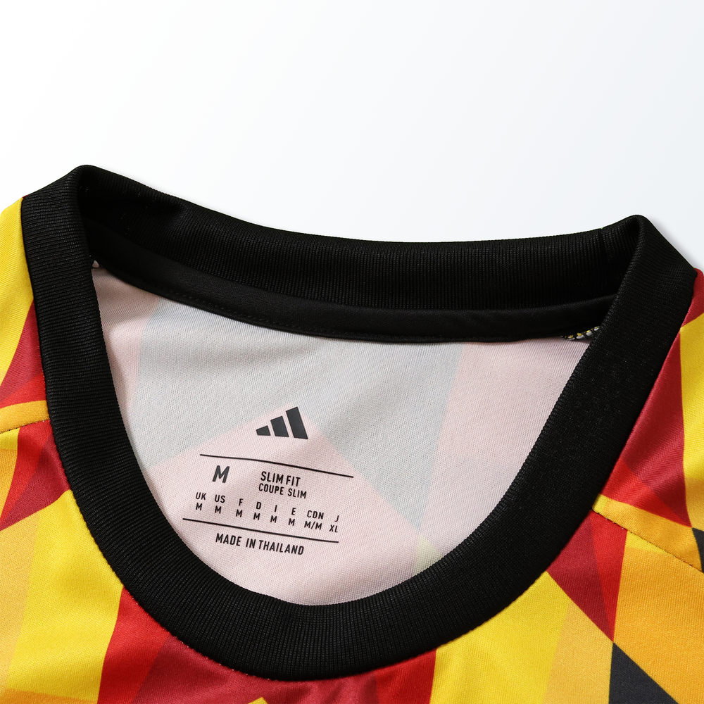 Camisa Treino Seleção Alemanha Copa do Mundo 2026 Vermelha/Preta/Amarela Masculina Adidas