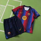 Conjunto Infantil Barcelona I 26/27 Azul e Vermelho