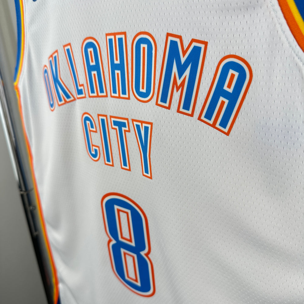 Regata Oklahoma City Thunder Swingman Association Edition 24/25 Branca Nike