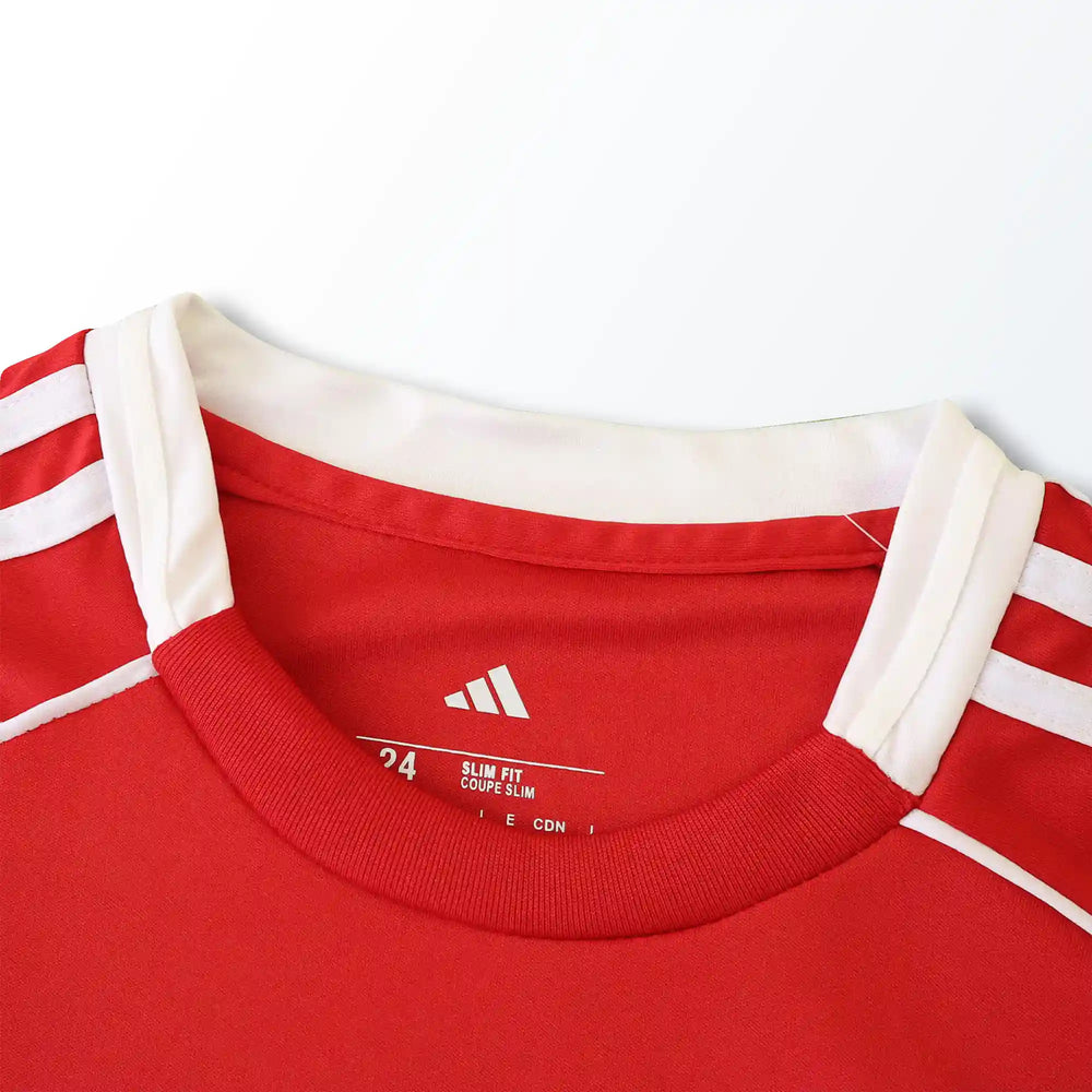 Conjunto Infantil Liverpool I 2025/26 Vermelho Adidas