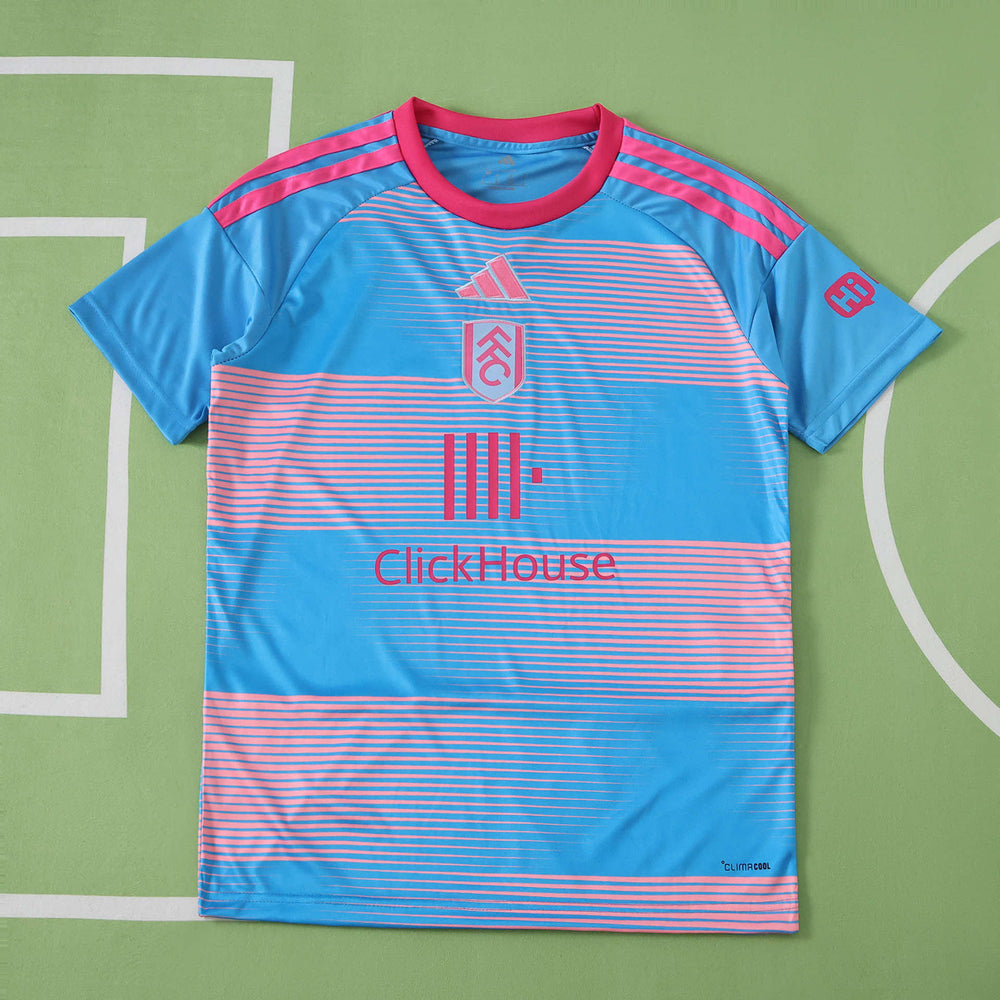 Camisa Fulham FC III 26/27 Azul/Rosa Adidas