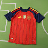 Camisa Seleção Espanha I Campeã Copa do Mundo 2026 com Patch Vermelha - Jogador