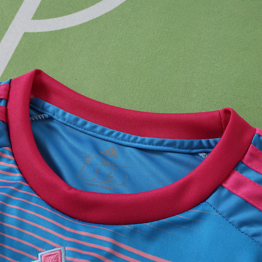 Camisa Fulham FC III 26/27 Azul/Rosa Adidas