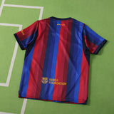 Conjunto Infantil Barcelona I 26/27 Azul e Vermelho