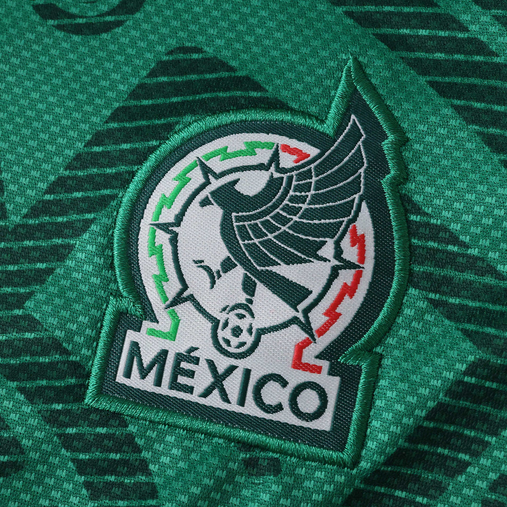 Conjunto Infantil Seleção México I Copa do Mundo 2026 Verde Adidas