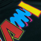 Regata Miami Heat Swingman City Edition 75 Anos Preta Masculina