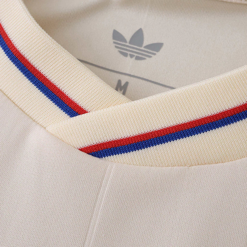 Camisa Olympique Lyon 75 Anos Originals Bege Adidas