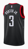 Regata Houston Rockets Swingman Statement Edition 23/24 Preta Masculina