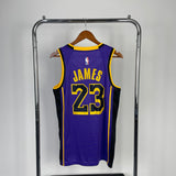 Regata Los Angeles Lakers Swingman Statement Edition 24/25 Roxa Masculina - DS Sports - Artigos Esportivos