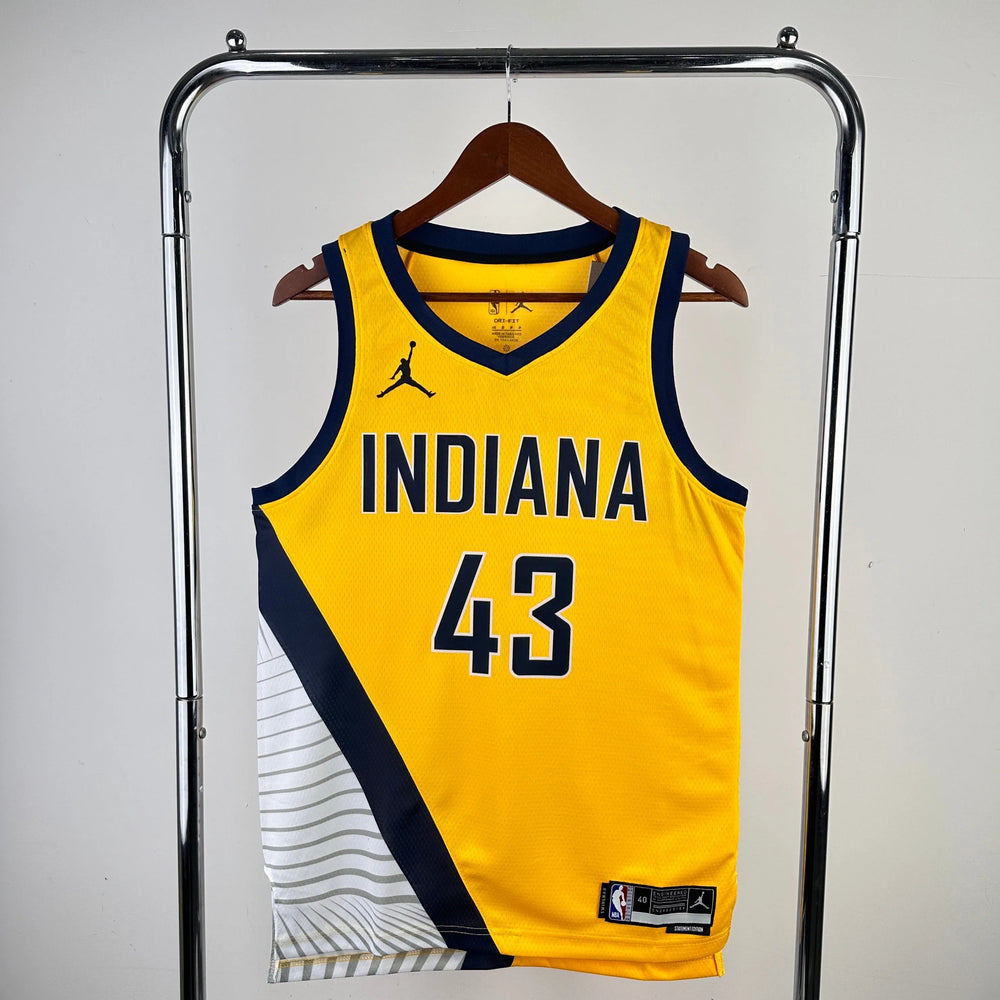 Regata Indiana Pacers Swingman Statement Edition 24/25 Amarela Jordan