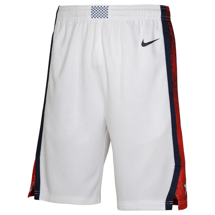 Short Basquete Seleção Estados Unidos Olimpíadas 2024 Branco Jordan