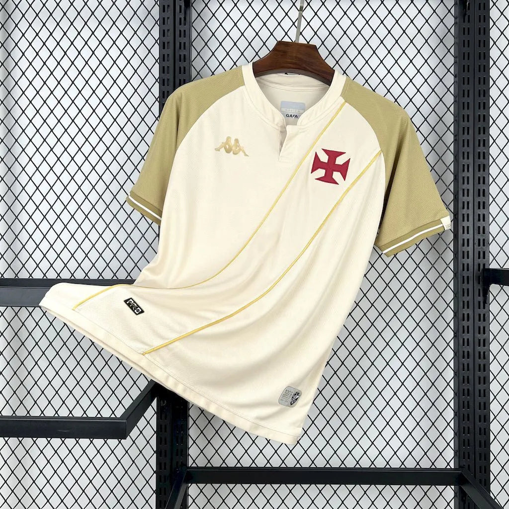 Camisa Vasco da Gama III 24/25 Bege Masculina
