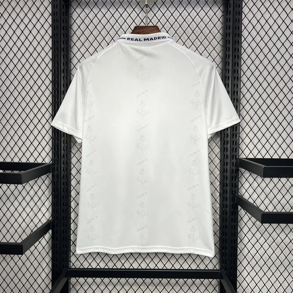 Camisa Real Madrid I 1994/1996 Retrô Branca Masculina Kelme