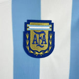 Camisa Seleção Argentina I 1986 Azul e Branca Retrô Masculina