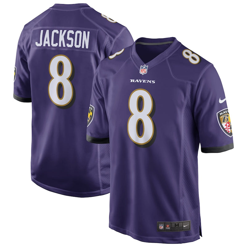 Camisa NFL Baltimore Ravens Game Jersey Roxa Masculina