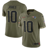 Camisa NFL New England Patriots Salute to Service 2022 Verde Oliva