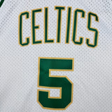 Regata Boston Celtics Mitchell & Ness Kevin Garnett #5 Retrô 2008 Branca - DS Sports - Artigos Esportivos