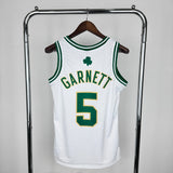Regata Boston Celtics Mitchell & Ness Kevin Garnett #5 Retrô 2008 Branca - DS Sports - Artigos Esportivos