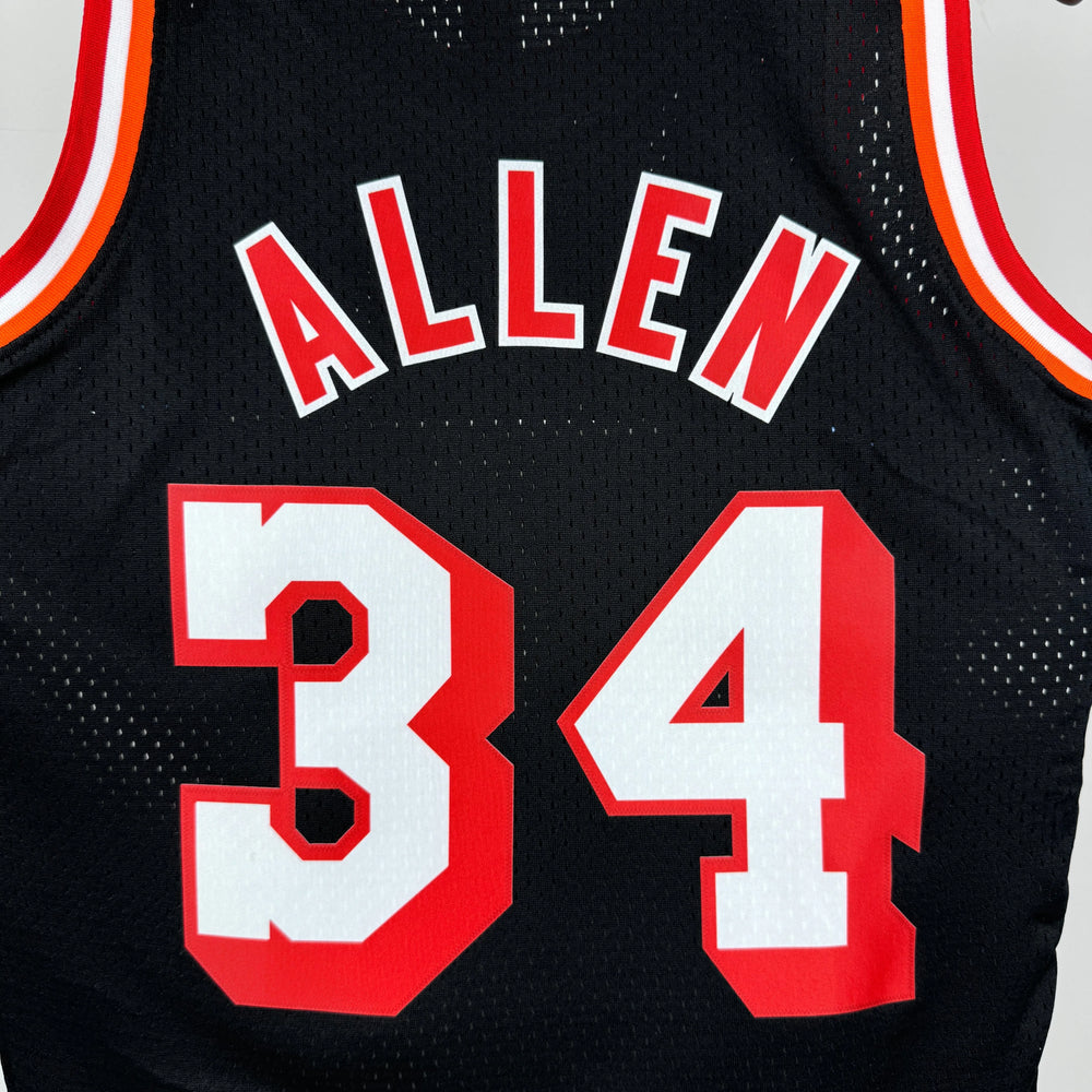 Regata Miami Heat Mitchell & Ness Ray Allen #34 2013/2014 Retrô Preta - DS Sports - Artigos Esportivos
