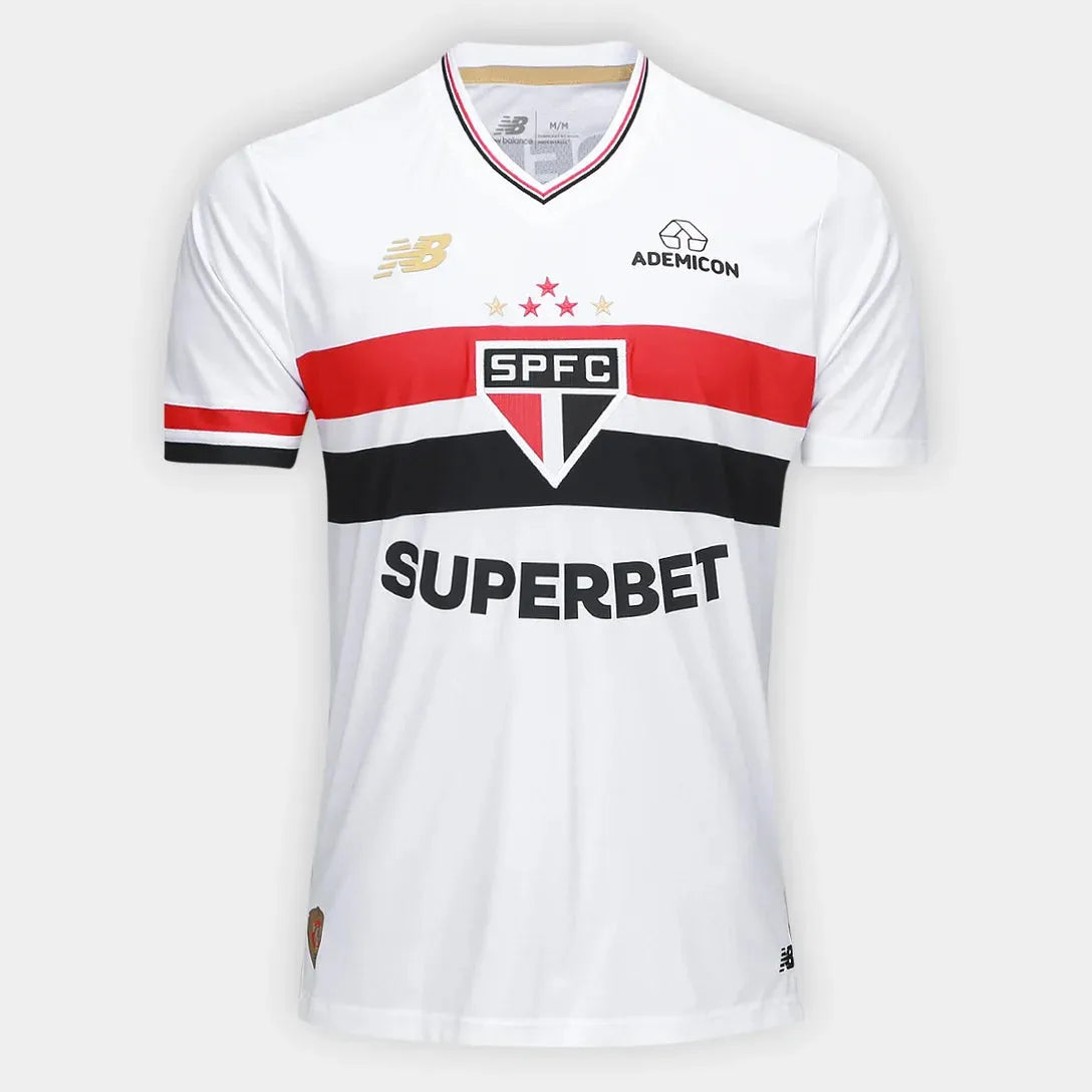 Camisa São Paulo I 25/26 Branca Masculina - DS Sports - Artigos Esportivos