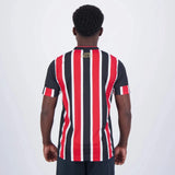 Camisa São Paulo II 24/25 com Patch Campeão Copa do Brasil 2023 Vermelho e Branco Masculina
