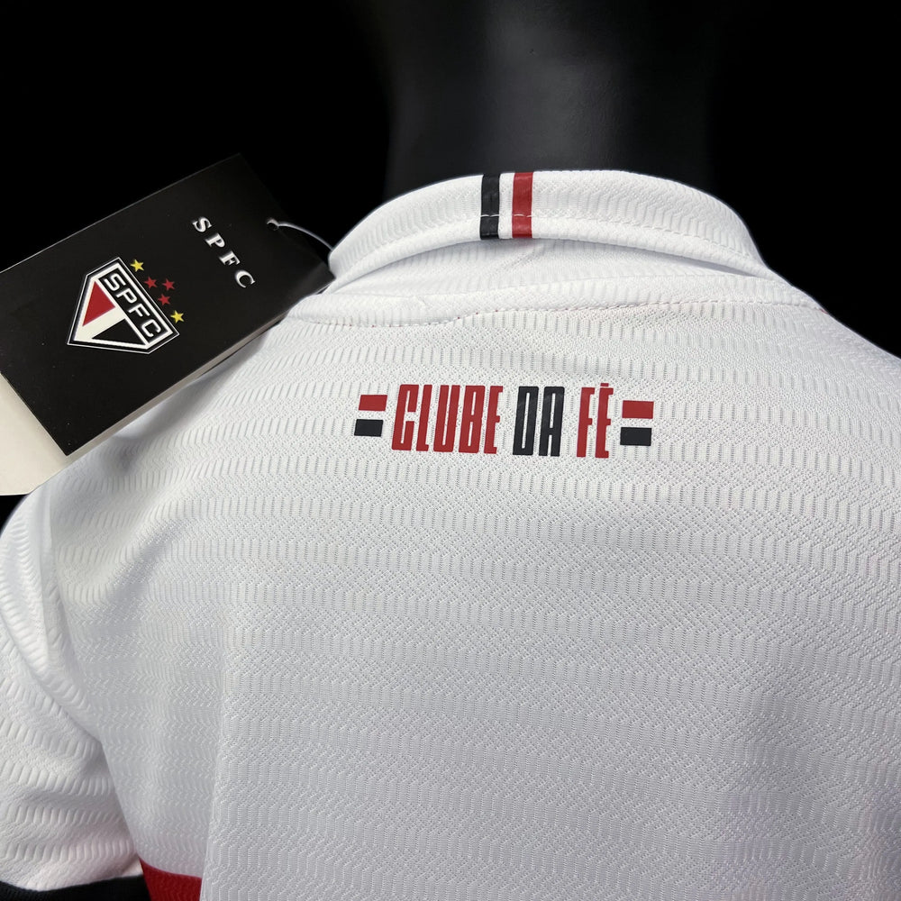 Conjunto Infantil São Paulo I 24/25 Branco New Balance