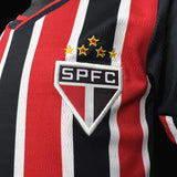 Conjunto Infantil São Paulo II 24/25 Vermelho e Preto - DS Sports - Artigos Esportivos