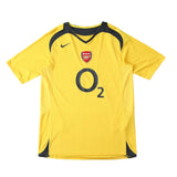 Camisa Arsenal II 2005/2006 Retrô Amarela