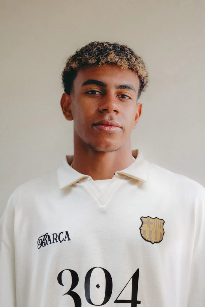 Camisa Barcelona Edição Especial Lamine Yamal 304 Branca – DS