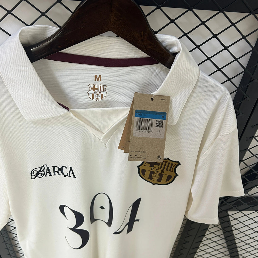Camisa Barcelona Edição Especial Lamine Yamal 304 Branca Nike