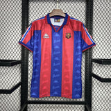 Camisa Barcelona I 1996/1997 Retrô Vermelha/Azul