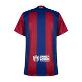 Camisa Barcelona I 23/24 Edição Especial Rolling Stones Vermelha e Azul Masculina