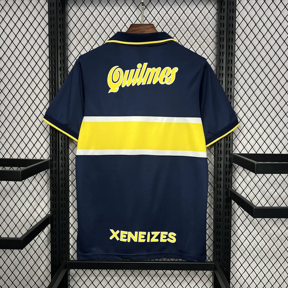Camisa Boca Juniors I 1996/1997 Retrô Azul Masculina Nike