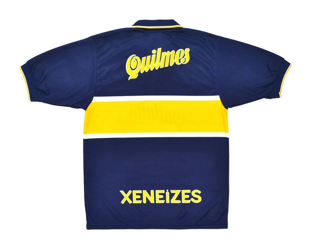 Camisa Boca Juniors I 1996/1997 Retrô Azul Masculina Nike