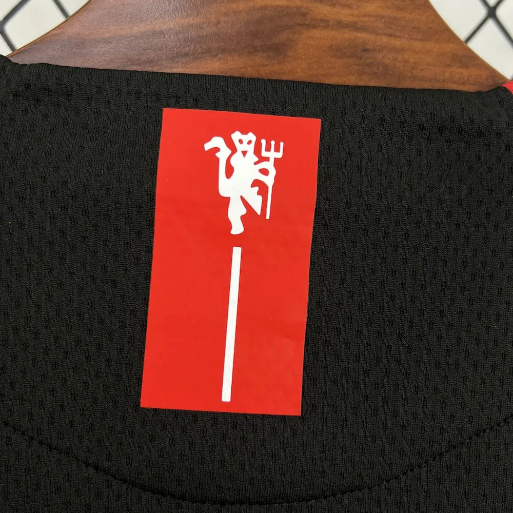 Camisa Manchester United III 2007/2008 Retrô Preta Masculina Nike