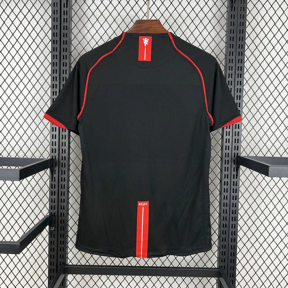 Camisa Manchester United III 2007/2008 Retrô Preta Masculina Nike